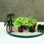 Artificial Mini Plastic Plant, Tree Grass Leaves - Image 2