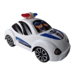 BH-2024 Police Pull String Toy Car, 6 Inch