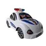BH-2024 Police Pull String Toy Car, 6 Inch - Image 2