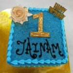 Fresh Cream Cake, First Birthday Design