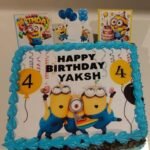 Fresh Cream Cake, Minion Theme - Image 2