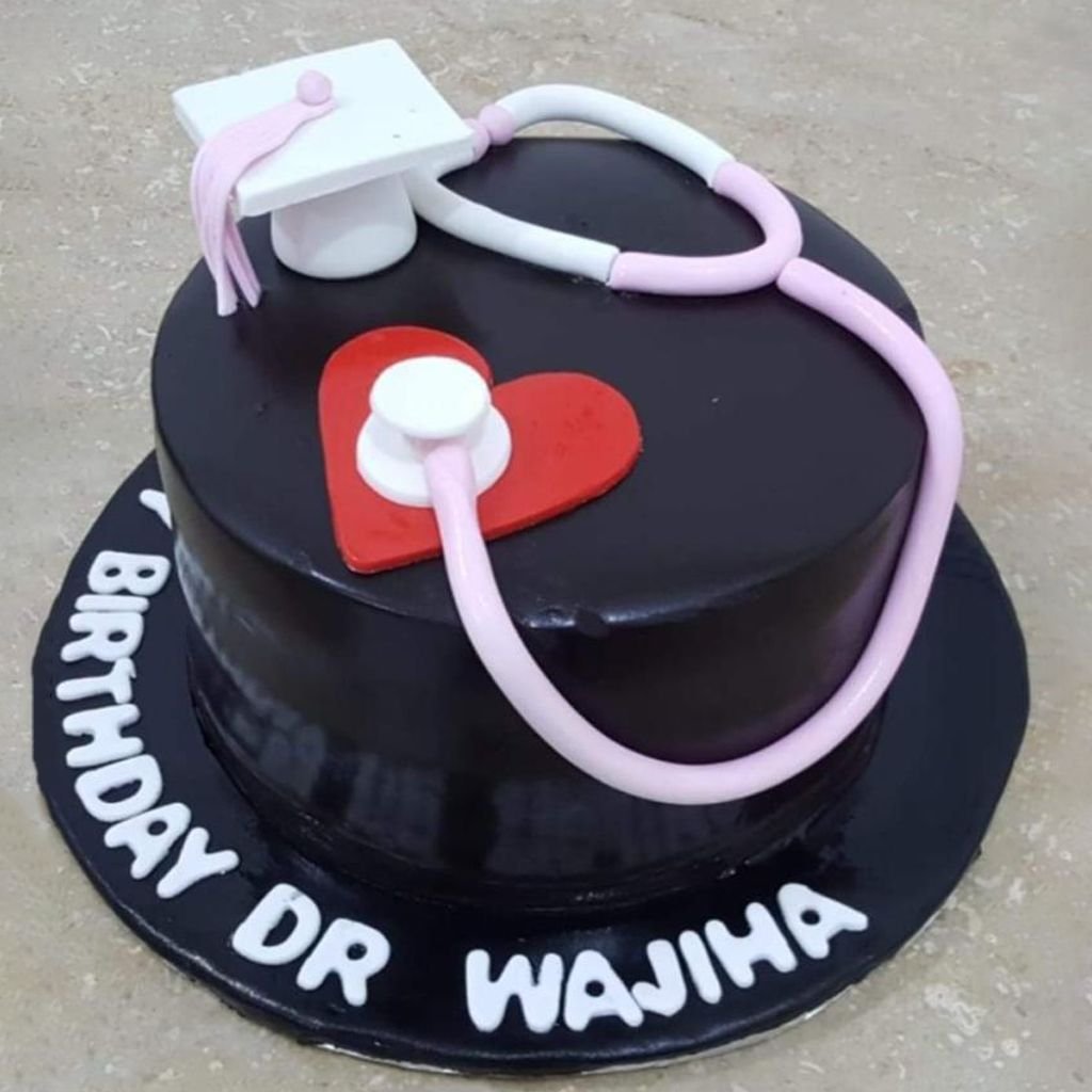cake-30.jpg Fresh Cream Cake, Doctor Tools Theme - Image 1
