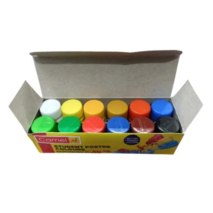 Camlin Kokuyo Camel Poster Colours, 12 Shades