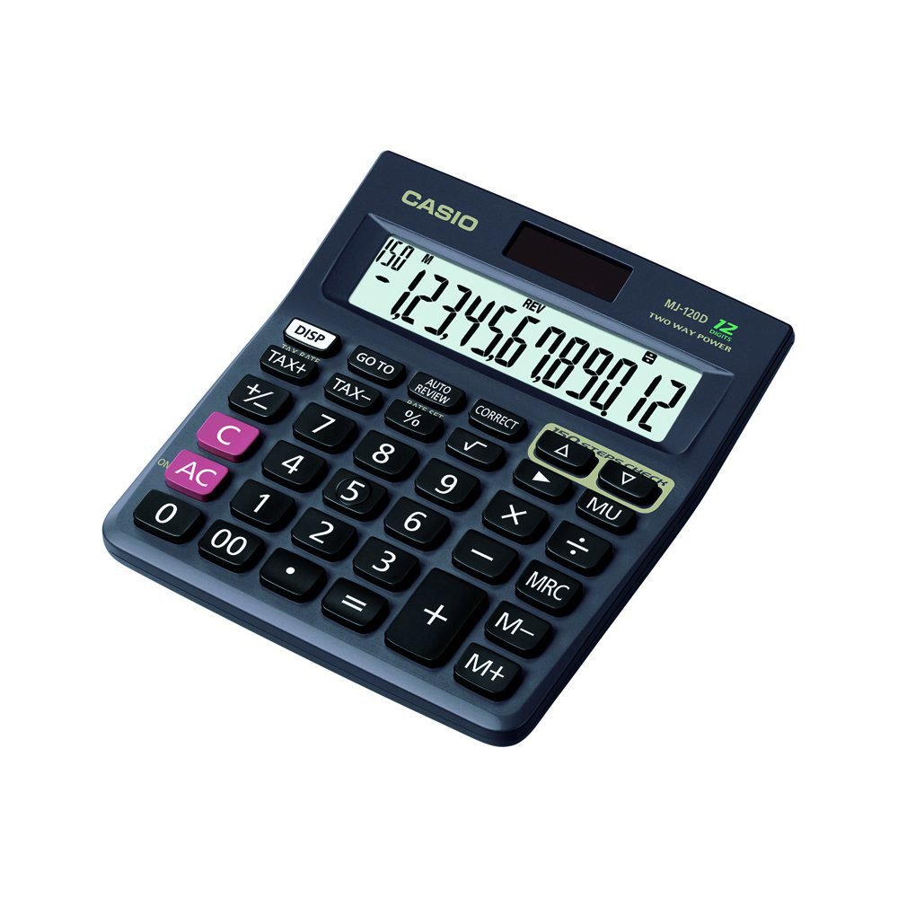 casio-calculator-mj-120d-with-tax-keys-1.jpg Casio MJ-120D Calculator with Tax Keys - Image 1