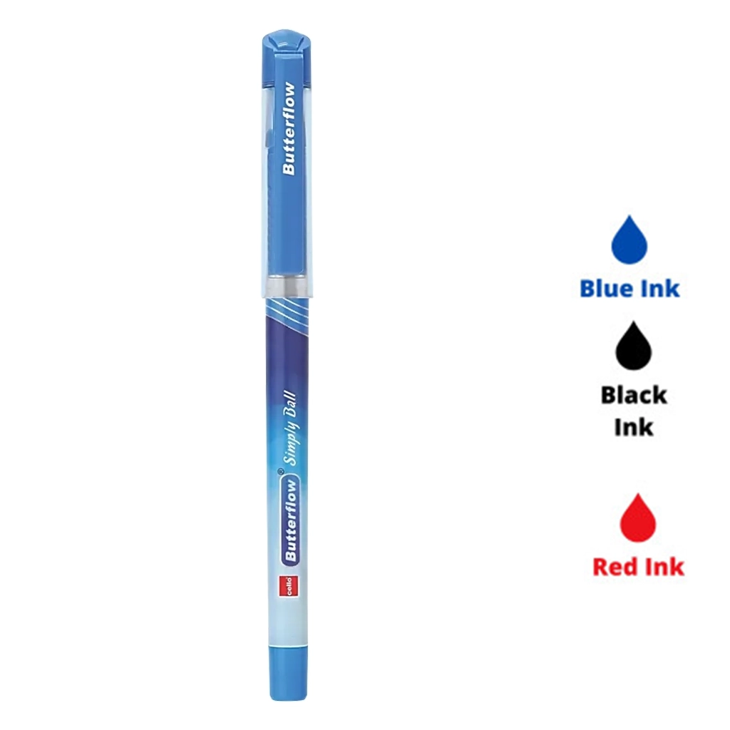 cello-ball-pen-butterflow-simply-1.webp Cello Butterflow Simply Ball Pen - Image 1
