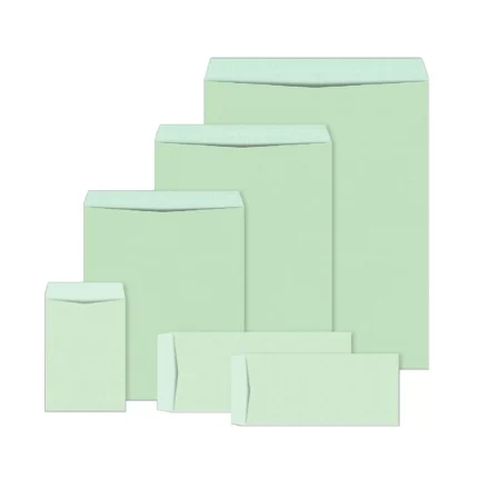 Cloth Line Green Envelope, Durable