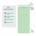 Cloth Line Green Envelope, Durable - Image 2