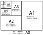 A1 White Chart Paper Sheet, 560 x 710 mm - Image 3