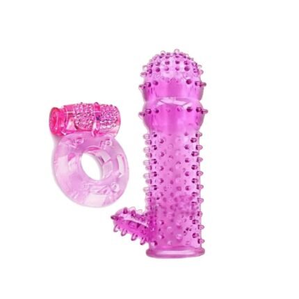 Dragons Crystal Condom and Vibrating Ring Combo