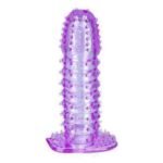 Crystal Washable Reusable Silicone Dotted Condom - Image 2