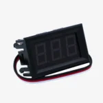 DC Voltmeter Panel Digital LED, 5-30V Green