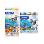 Doms Brush Pens, Regular Pastel Metallic Set