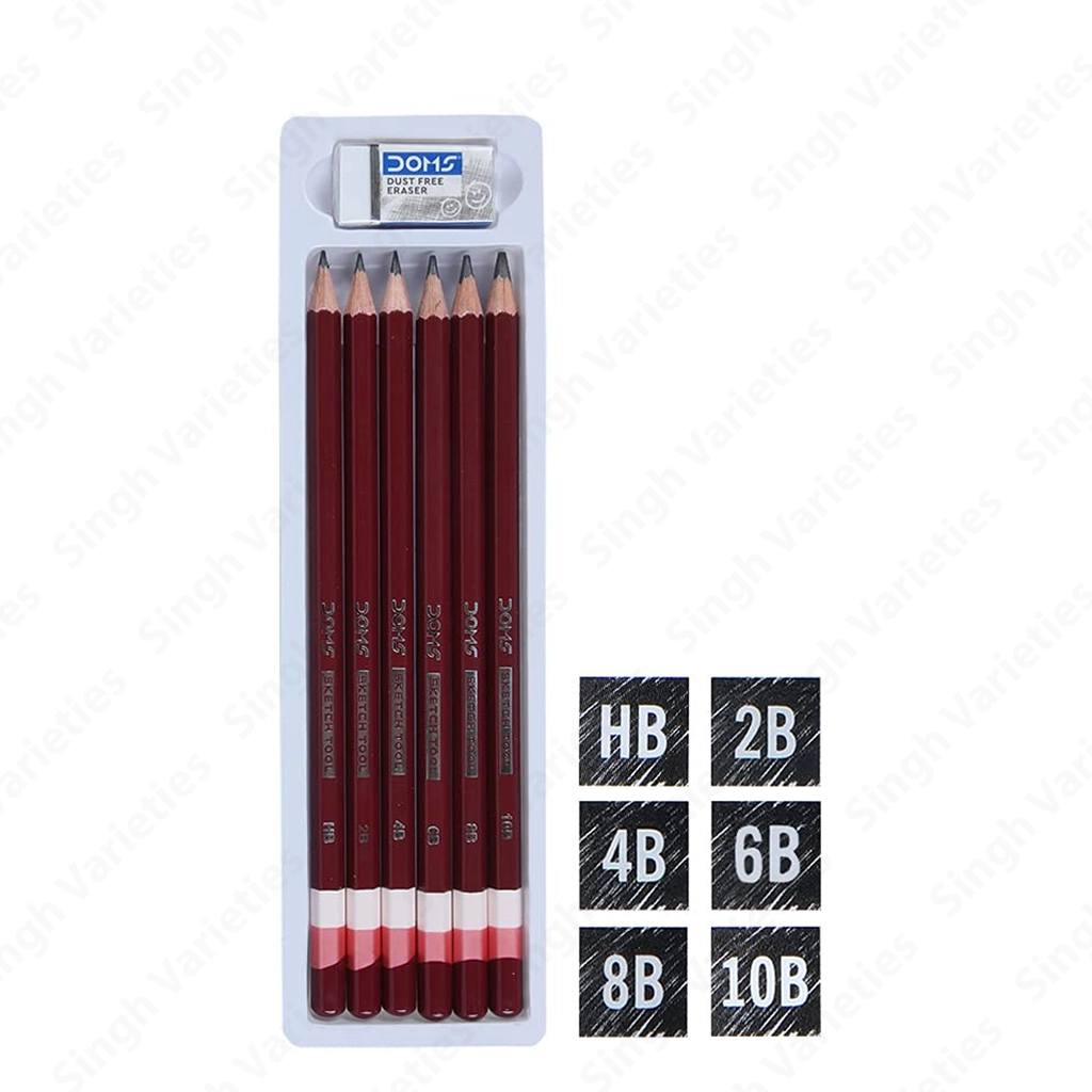 doms-drawing-sketching-graphite-pencil-set.webp Doms Drawing & Sketching Pencil Set - Image 1