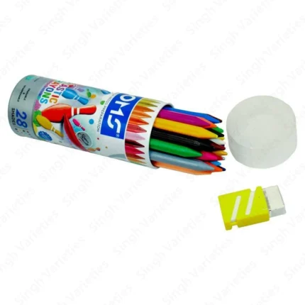 Doms Plastic Crayons Long, 28 Shades