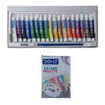 Doms Water Colour Tubes, 18 Shades with Brush - Image 2