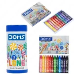 Doms Wax Crayons, Vibrant Colors