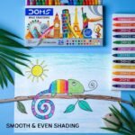 Doms Wax Crayons Small, 10 Shades - Image 3