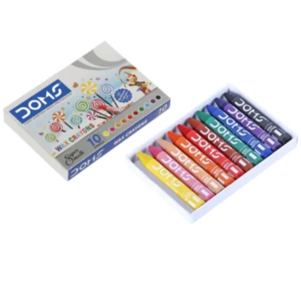 Doms Wax Crayons Small, 10 Shades