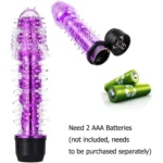 Classic Vibrator for Women, Crystal Barbed Design - Image 5