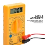 DT-830D LCD Digital Multimeter, Yellow - Image 2