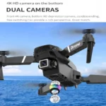 E88 Pro Drone with 4K HD Dual Camera, Foldable - Image 3
