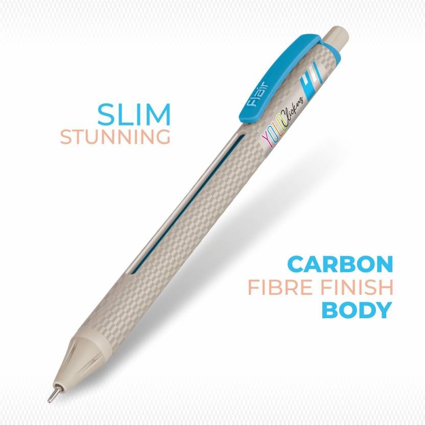 flair-ball-pen-yolo-clickers-1.jpeg Flair Yolo Clickers Ball Pen - Image 1