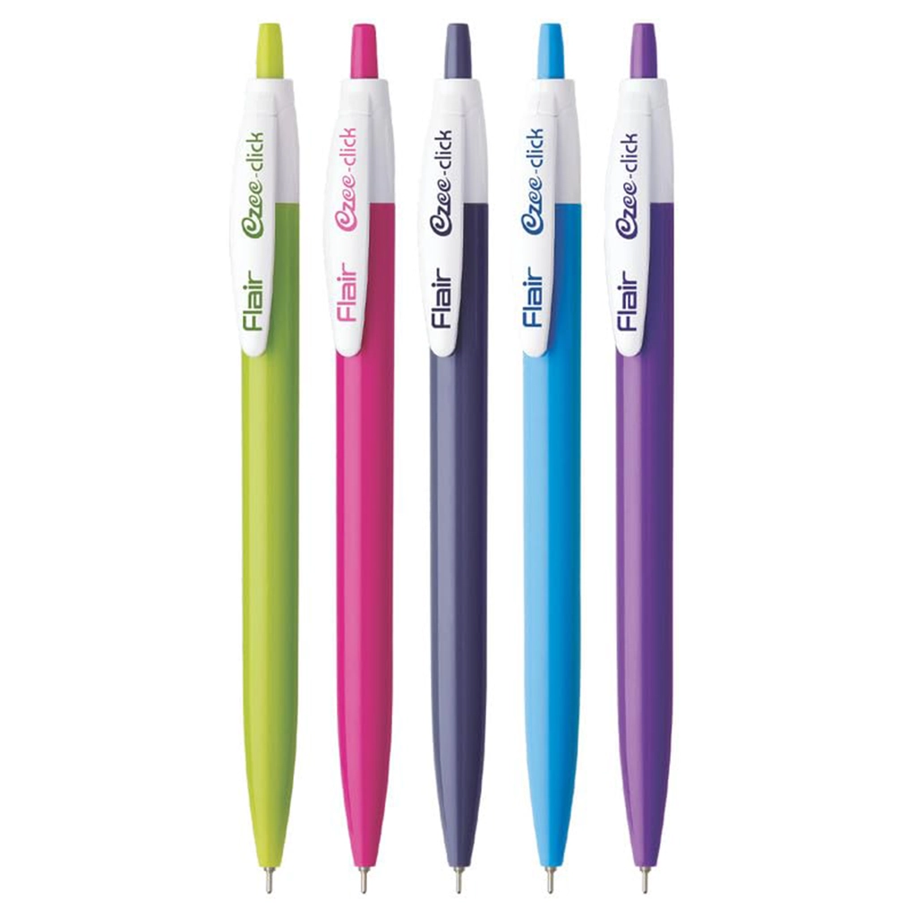 flair-ezee-click-ball-pen-1.webp Flair Ezee Click Ball Pen - Image 1