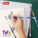 Flair Trix Xtra Dark Pencil Kit, Pack of 10 - Image 4