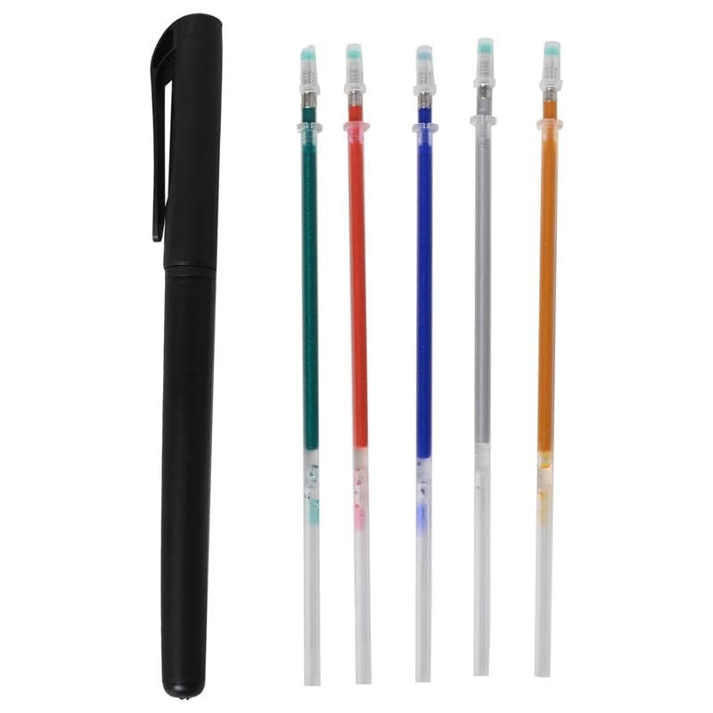 Version 1.0.0 Glitter Gel Pen with 5 Pcs Refill Set - Image 1