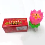 Happy Birthday Musical Flower Candle - Image 2