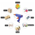 Hot Melt Glue Gun, 20W Mini 7mm - Image 3