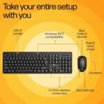 HP KM260 Wireless Keyboard & Mouse - Image 3