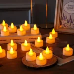 LED Tea Candle Lights, Safe Elegant Glow - Image 2