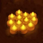 LED Tea Candle Lights, Safe Elegant Glow - Image 3