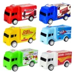 LM-627 Lumo Mini Pull Back Truck Set, 3 Inch - Image 2
