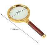 Magnifying Glass Gold, 3X-70mm - Image 4