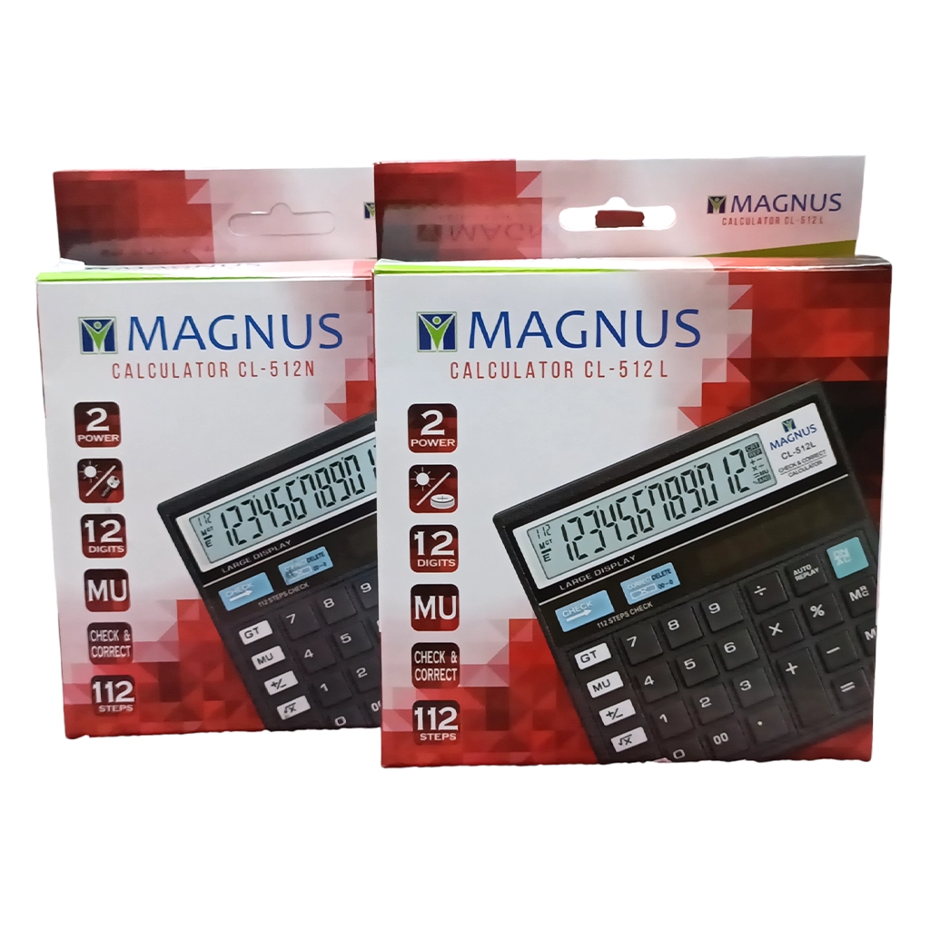 magnus-calculator-ct-512-1.webp Magnus CT-512 12 Digit Basic Calculator - Image 1