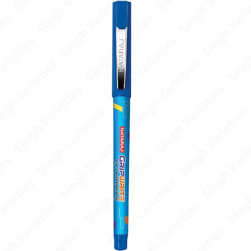 nataraj-ball-pen-grip-write-blue.jpg Nataraj Grip Write Ball Pen - Image 1