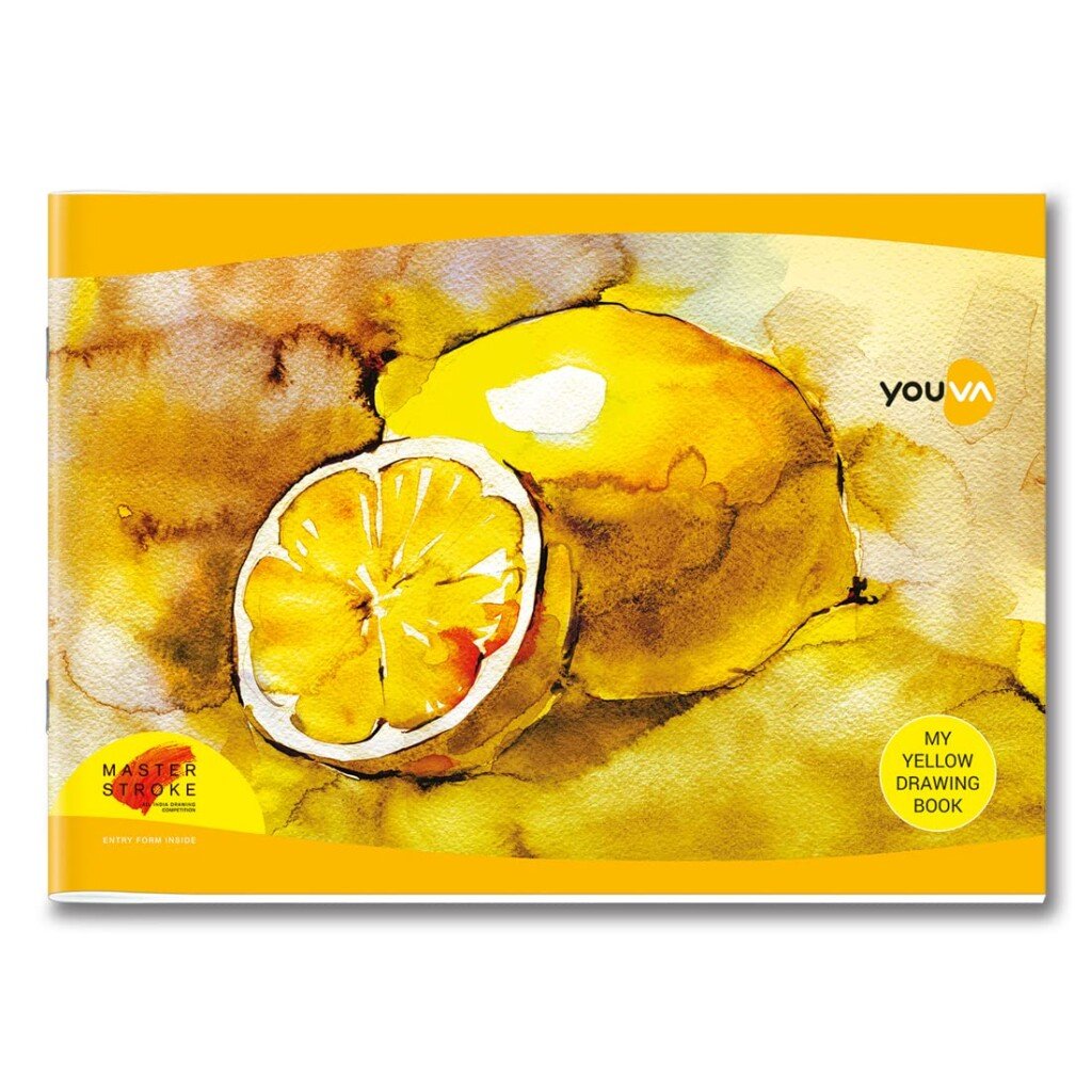 navneet-youva-a4-drawing-book-yellow-36-pages-1-scaled-1.jpg Navneet Youva A4 Drawing Book - Image 1