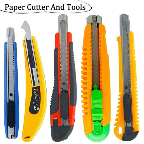 paper-cutter-knife-1.webp Plastic & Steel Paper Cutter Knife - Image 1