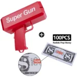 Adults Cash Cannon Money Gun, 100 Fake Dollars - Image 2