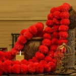 Artificial Marigold Flowers, Genda Phool Mala - Image 6