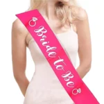 Bride to Be Satin Sash, Celebrate the Bride