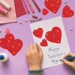 Glitter Heart Shape Banner, 12 Pcs - Image 3