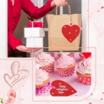 Glitter Heart Shape Banner, 12 Pcs - Image 4