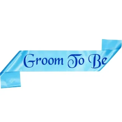 Groom to Be Satin Sash, Celebrate the Groom