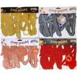 Happy Birthday Cursive Sparkle Glitter Banner - Image 4