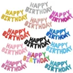 Happy Birthday Foil Banner, Vibrant Décor