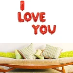 I Love You Foil Balloon, Say It with Style - Image 2