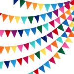 Multicolor Pennant Banner, Triangle Flag Bunting
